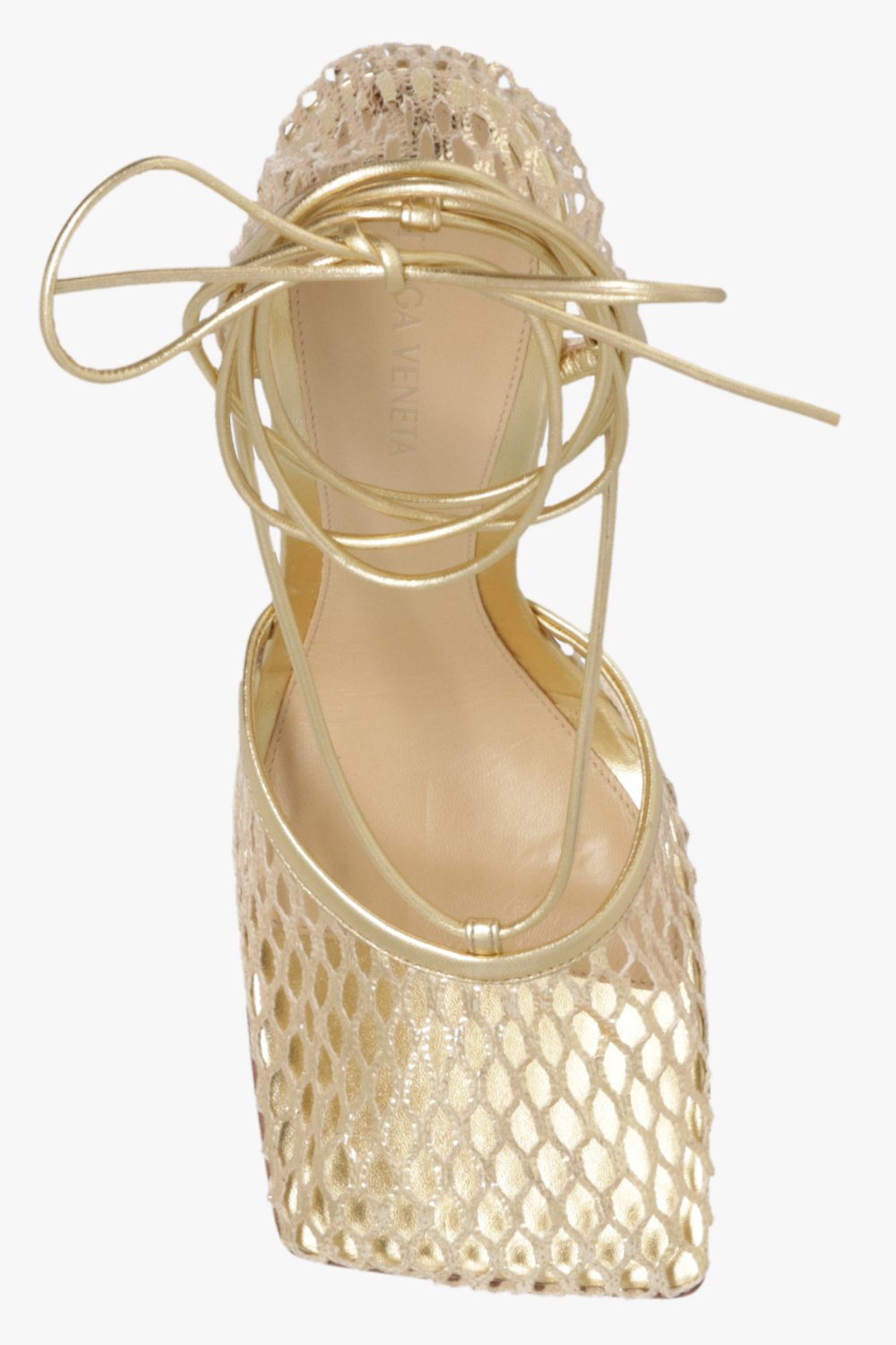 bottega veneta dot sandal - Gold 'Stretch' pumps Bottega